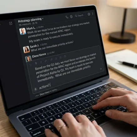 ToneShift Slack Dark Mockup
